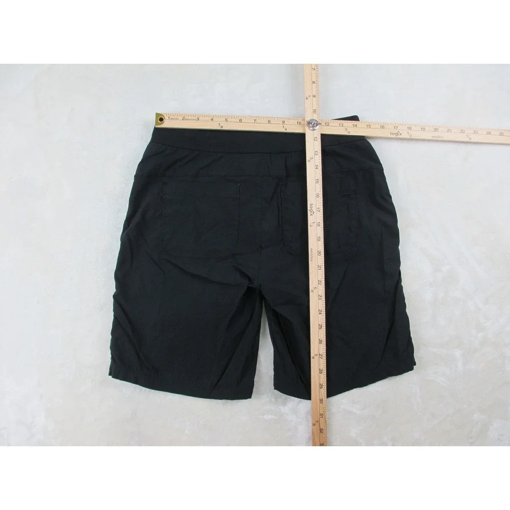 Athleta Shorts Womens 8 Black Chino‎ Bermuda Casual Ladies*